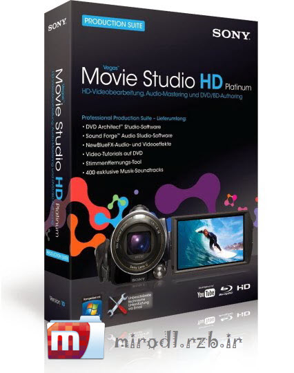 ویرایش حرفه ای فایل های مالتی مدیا با Sony Vegas Movie Studio Platinum 13.0 Build 878 